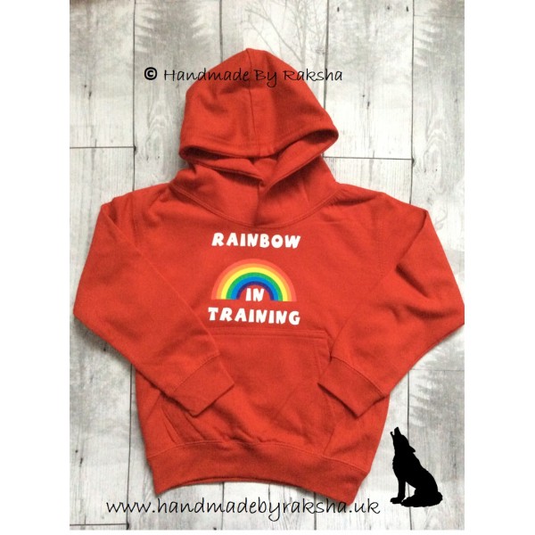 Rainbow in Training Hoodie